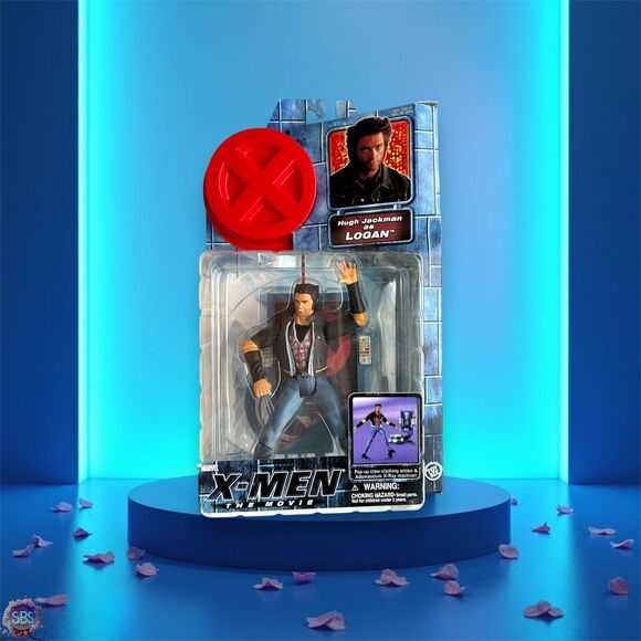 ToyBiz Marvel 2000 X-Men The Movie Hugh Jackman as Logan 6" Figure Sealed NIB - Picture 2 of 8